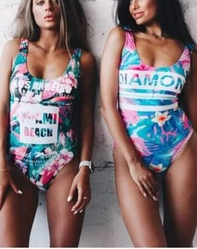 Γυναικείο Μαγιό Diamond - MIAMI BEACH - SMALL / Pink - Swimwear