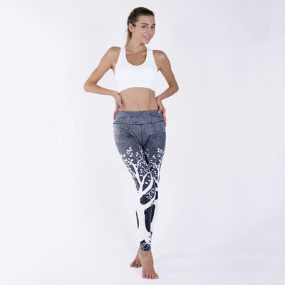 Yoga Pants Black Tree [variatn_title] - yogioshop.com