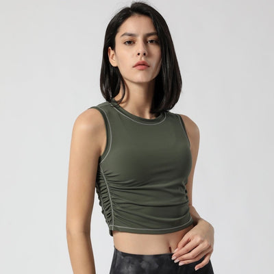 Y2095 - GREEN / XS - top